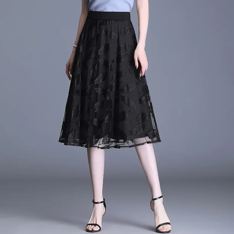 Fashion Temperament Net Yarn A-Line Skirt Female 2021 Summer New High Waist Slim Puff Skirt Pleated Skirt Mid-Length Skirt
Fashion Temperament Net Yarn A-Line Skirt Female 2021 Summer New High Waist Slim Puff Skirt Pleated Skirt Mid-Length Skirt