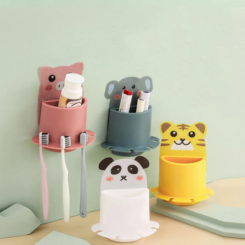 Children Toothbrush Holder Toothpaste Holder Wall Suction Sucker Cartoon Style Bathroom Accessories Sets Panda Toothbrush Rack
Children Toothbrush Holder Toothpaste Holder Wall Suction Sucker Cartoon Style Bathroom Accessories Sets Panda Toothbrush Rack