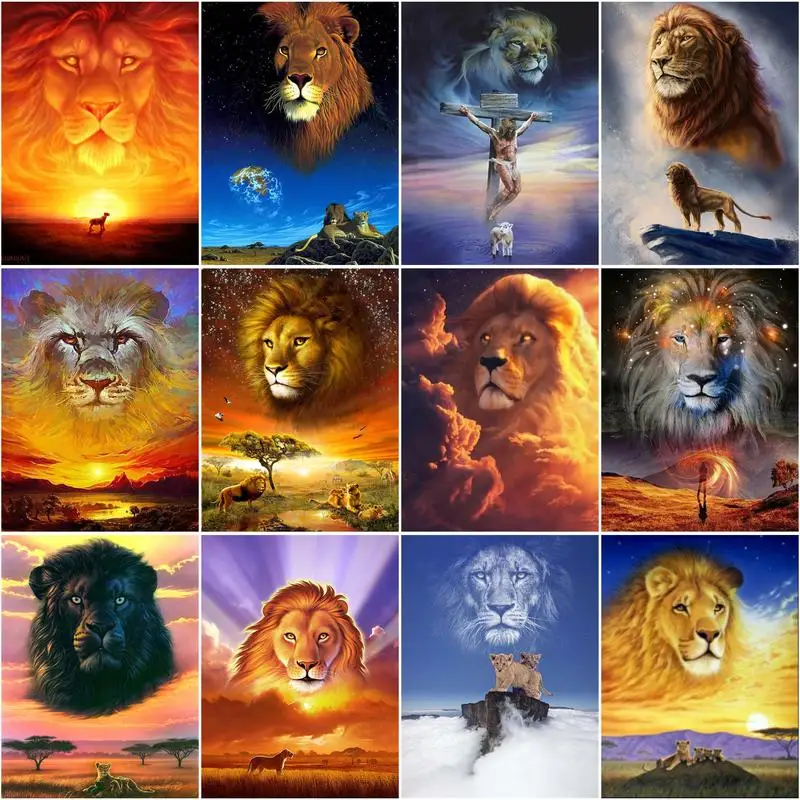 RUOPOTY Frame DIY Oil Painting By Numbers For Adults With Frame Abstract Lions Drawing Coloring By Numbers For Home Decors
RUOPOTY Frame DIY Oil Painting By Numbers For Adults With Frame Abstract Lions Drawing Coloring By Numbers For Home Decors