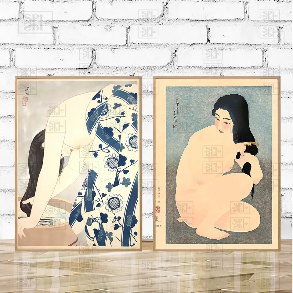 Vintage Oriental Art Print Canvas Painting Geisha Japanese Tsuchiya Koitsu Wall Art Posters Modern Modular Pictures for Bedroom
Vintage Oriental Art Print Canvas Painting Geisha Japanese Tsuchiya Koitsu Wall Art Posters Modern Modular Pictures for Bedroom