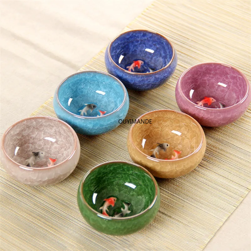 Ceramic Creative 3D Double Fish Ice Crackle Glaze Teacup Porcelain Travel Small Tea Bowl Kung Fu Water Mug Chinese Drinkware
Ceramic Creative 3D Double Fish Ice Crackle Glaze Teacup Porcelain Travel Small Tea Bowl Kung Fu Water Mug Chinese Drinkware