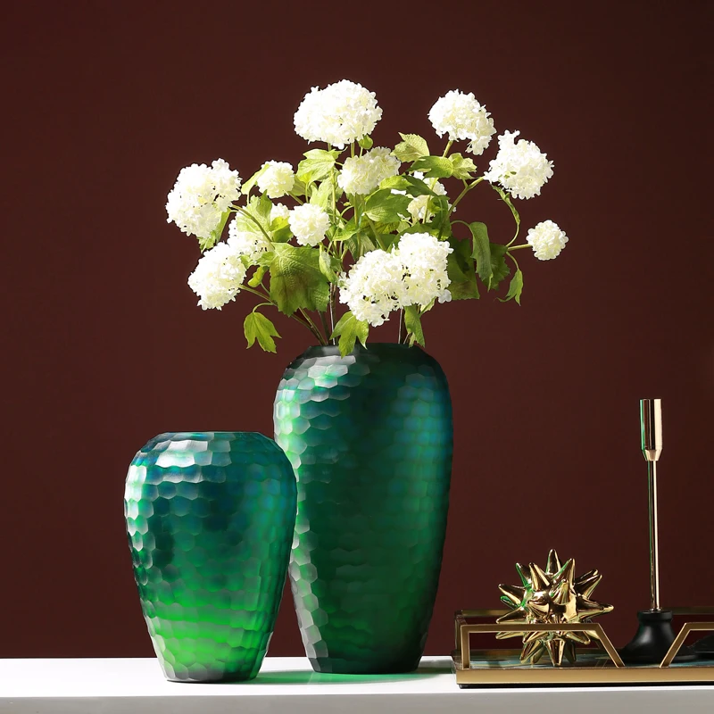 Американская стеклянная большая ваза, украшение, роскошная зеленая ваза с цветочным орнаментом, Современный домашний декор, украшения для ...
Американская стеклянная большая ваза, украшение, роскошная зеленая ваза с цветочным орнаментом, Современный домашний декор, украшения для ...