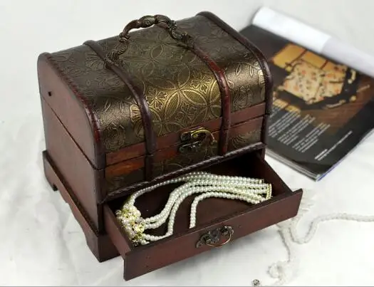 Exquisite Antique Cosmetic Box, Wooden Jewelry Box, Retro Desktop Storage Box, Multilayer Receiving Box/Jewelry Box
Exquisite Antique Cosmetic Box, Wooden Jewelry Box, Retro Desktop Storage Box, Multilayer Receiving Box/Jewelry Box