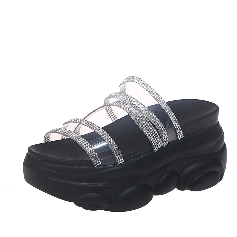 On A Wedge House Slippers Platform Summer Women's Shoes Luxury Slides Pantofle Heeled Mules Designer Flat 2021 High Fashion PU
On A Wedge House Slippers Platform Summer Women's Shoes Luxury Slides Pantofle Heeled Mules Designer Flat 2021 High Fashion PU