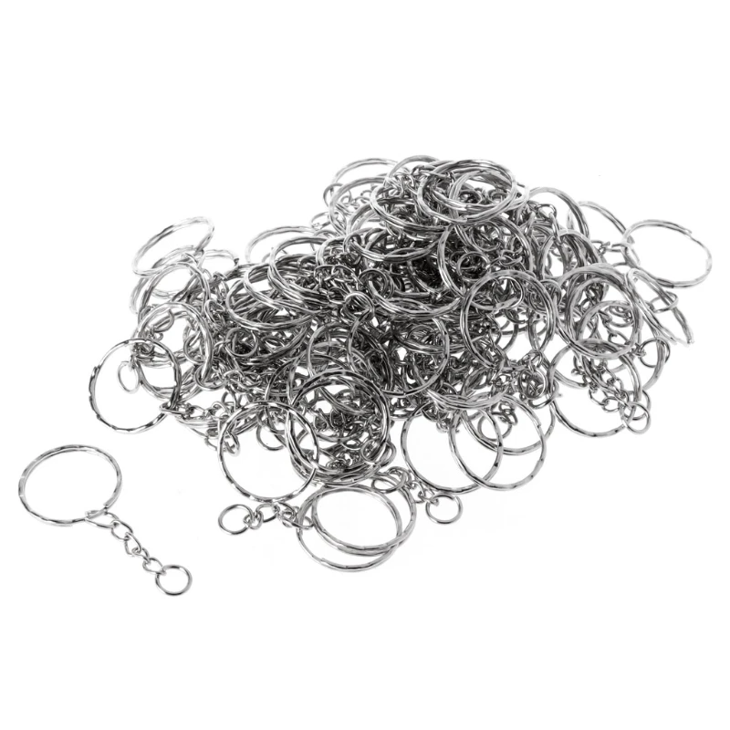 100pcs/set DIY 25mm Keyring Keychain Split Ring Short Chain Key Fob Rings Craft R66D
100pcs/set DIY 25mm Keyring Keychain Split Ring Short Chain Key Fob Rings Craft R66D