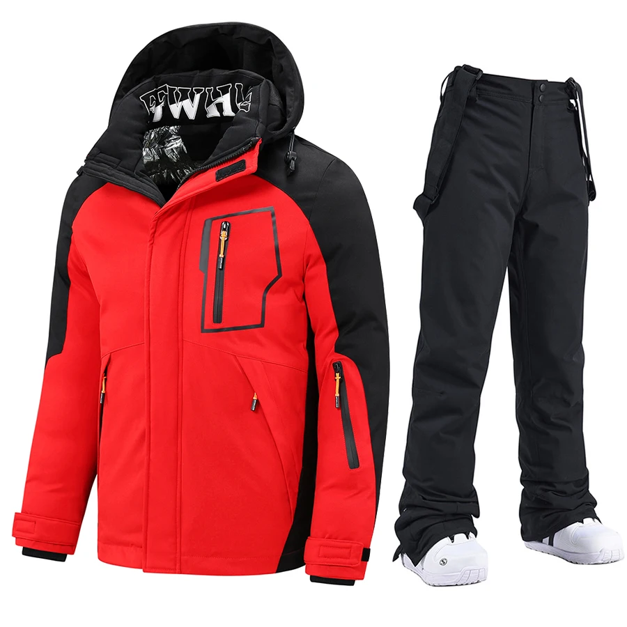 Ski Suit Men Winter Waterproof Outdoor Sports Snow Snowboard Jackets and Pants Thicken Warm Hooded Parkas Jacket Coat Men Brand
Ski Suit Men Winter Waterproof Outdoor Sports Snow Snowboard Jackets and Pants Thicken Warm Hooded Parkas Jacket Coat Men Brand