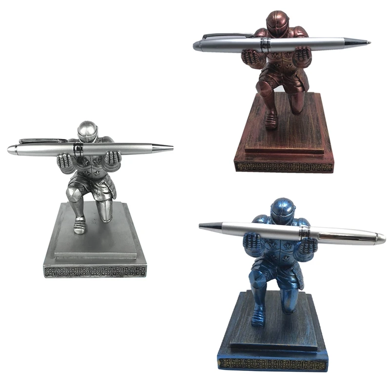 Creative Desktop Storage Soldier Knight Pen Stand Holder Support Pen Seat Desk Armor Hero Stand
Creative Desktop Storage Soldier Knight Pen Stand Holder Support Pen Seat Desk Armor Hero Stand