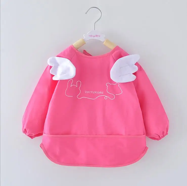2019 Autumn Baby bibs long sleeve waterproof feeding smock baby bib Angel wings clothing baby bandana drool bibs baby food bib
2019 Autumn Baby bibs long sleeve waterproof feeding smock baby bib Angel wings clothing baby bandana drool bibs baby food bib
