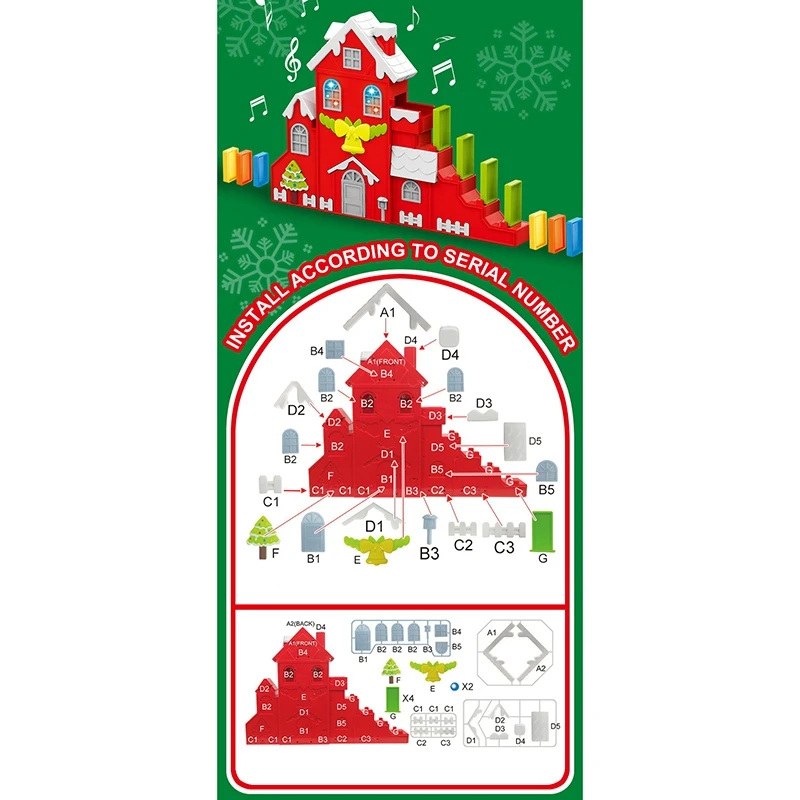 120PCS ino Train Toy Set Automatic Laying ino Brick Game Santa Small Trains Electric Train Christmas Gift for Kids
120PCS ino Train Toy Set Automatic Laying ino Brick Game Santa Small Trains Electric Train Christmas Gift for Kids