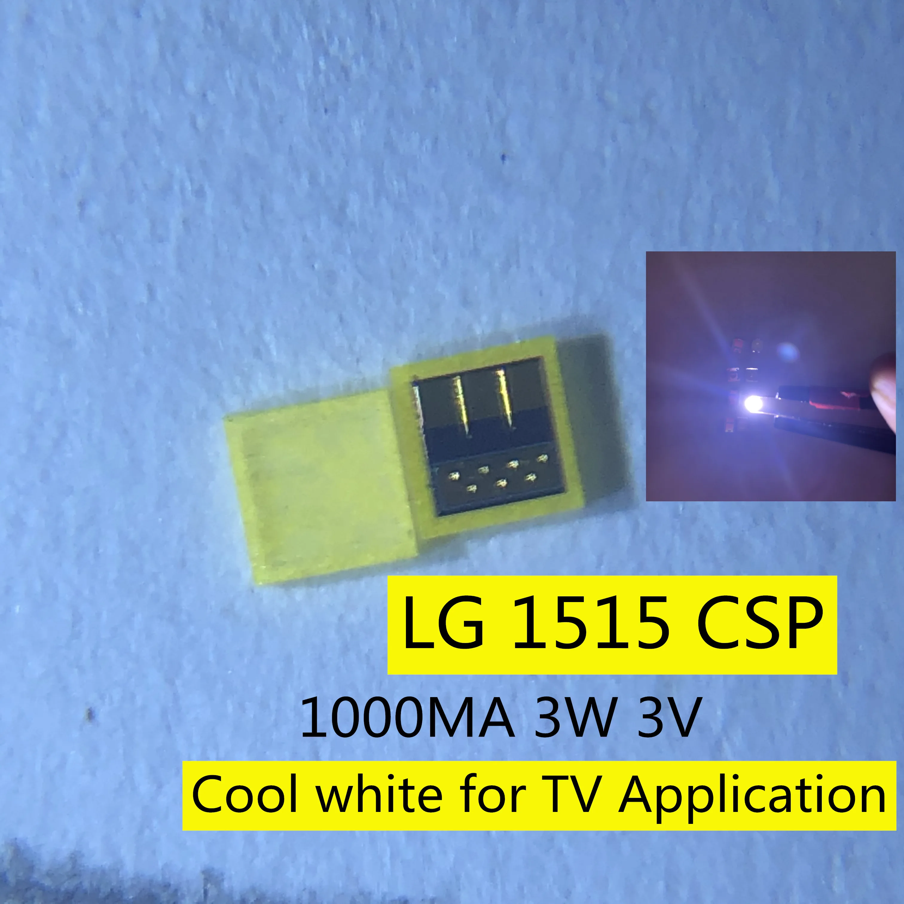 Светодиодная подсветка для телевизора LG Innotek 100 шт. 3 Вт в CSP 1515 1616 холодный белый |
