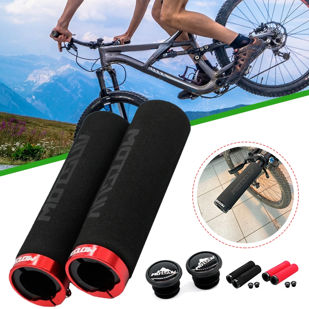 1 Pair Ultraight Cycling Handlebar Bike Grips Anti-Skid Sponge Mountain Bike Bicycle Handlebars End Grips with One Lock
1 Pair Ultraight Cycling Handlebar Bike Grips Anti-Skid Sponge Mountain Bike Bicycle Handlebars End Grips with One Lock