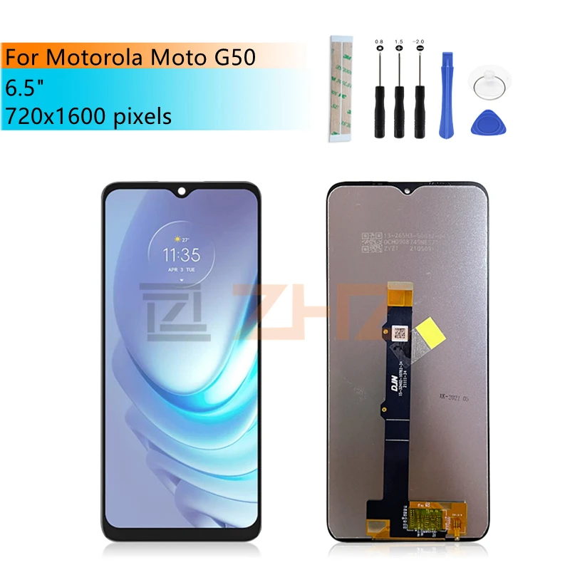 for Motorola Moto G50 LCD Display Touch screen Digitizer Assembly For Moto G50 Screen Replacement Repair Parts 6.5"
for Motorola Moto G50 LCD Display Touch screen Digitizer Assembly For Moto G50 Screen Replacement Repair Parts 6.5"