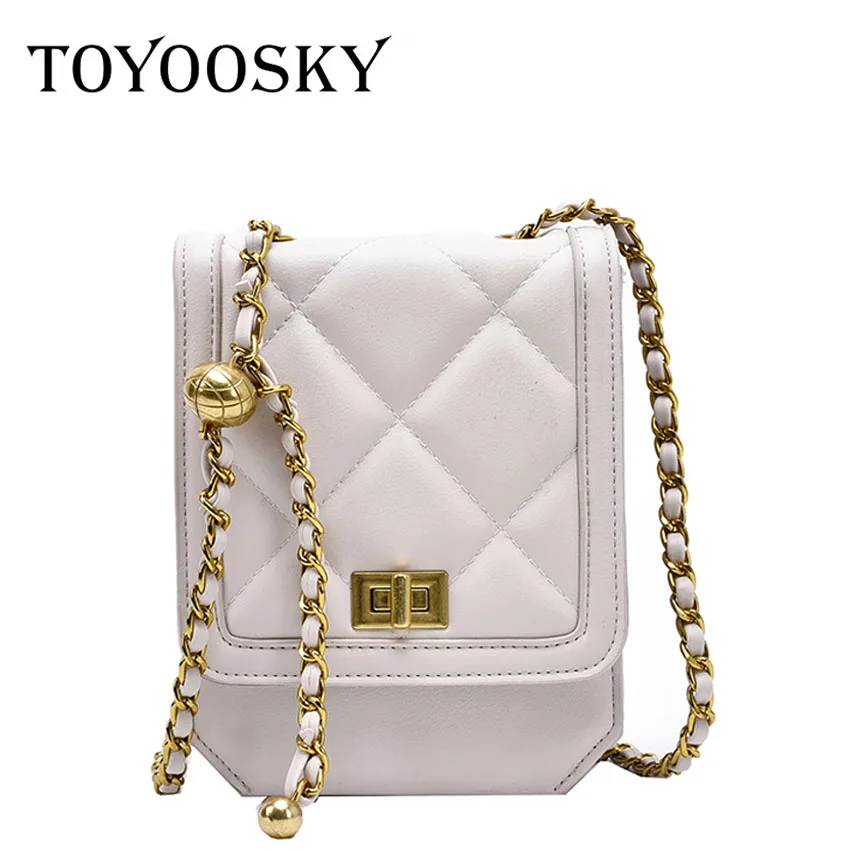 TOYOOSKY Luxury Handbags Women Bags Designer Quilted Plaid Small Messenger Bag Chain Women's Shoulder Bag Bolsa Feminina
TOYOOSKY Luxury Handbags Women Bags Designer Quilted Plaid Small Messenger Bag Chain Women's Shoulder Bag Bolsa Feminina