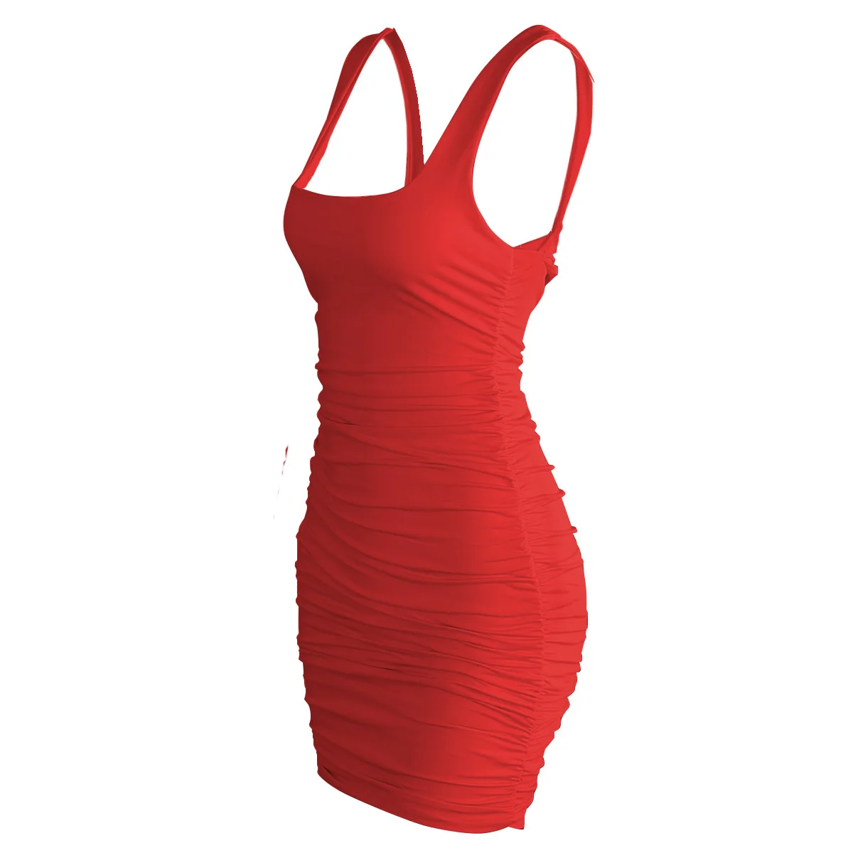 Sexy Ruched Spaghetti Strap Dresses Women Backless Lace Up Red Mini Dress Female Club Party JS0311
Sexy Ruched Spaghetti Strap Dresses Women Backless Lace Up Red Mini Dress Female Club Party JS0311