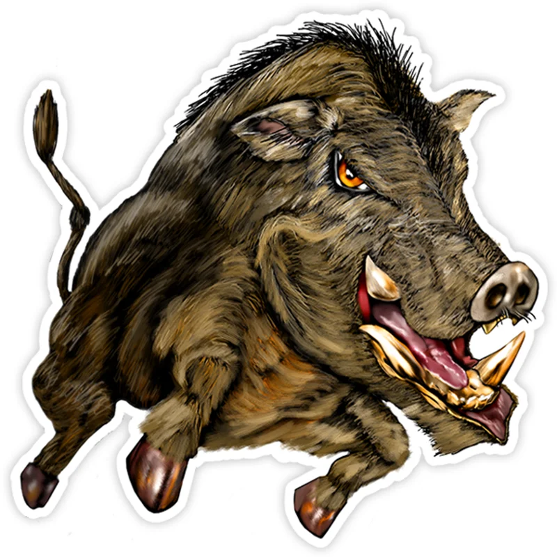 Waterproof and Sunscreen Car Sticker PVC Decal Fierce Wild Boar on Bumper Rear Window Laptop Refrigerator Toilet 13cm *13cm
Waterproof and Sunscreen Car Sticker PVC Decal Fierce Wild Boar on Bumper Rear Window Laptop Refrigerator Toilet 13cm *13cm