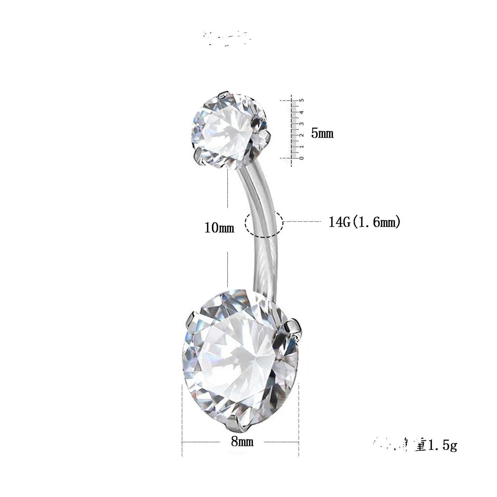 14G Crystal Belly Button Ring Heart Belly Piercing Dangle Cubic Zircon Navel Piercing Sexy Navel Bar Cute Ombligo Ring
14G Crystal Belly Button Ring Heart Belly Piercing Dangle Cubic Zircon Navel Piercing Sexy Navel Bar Cute Ombligo Ring