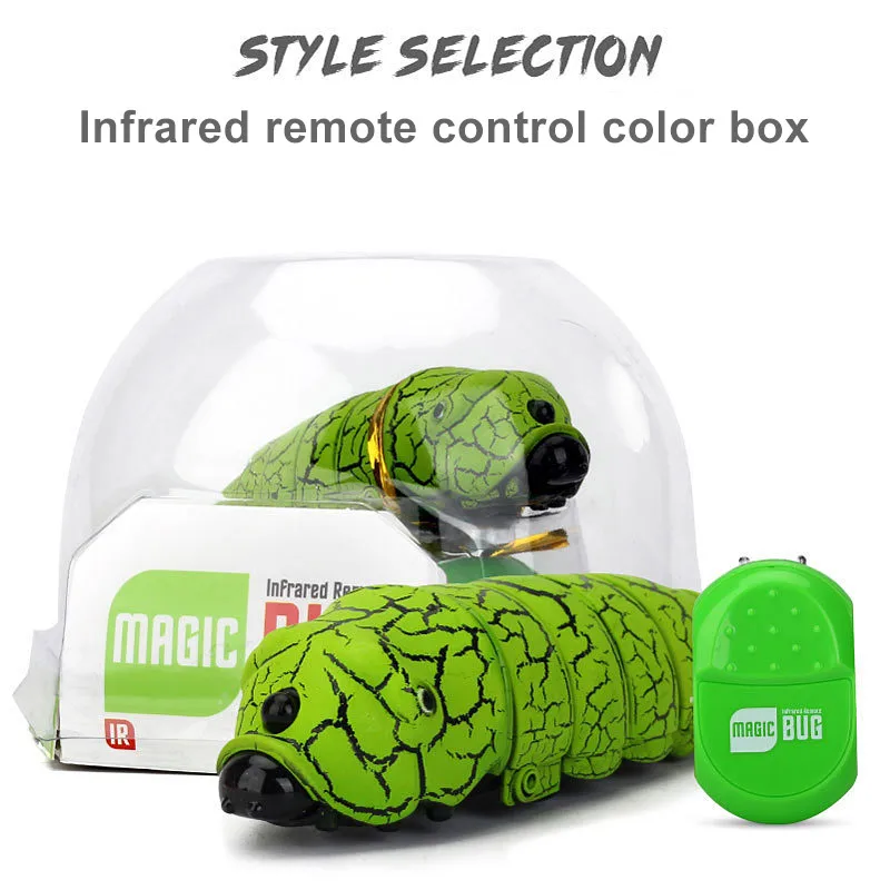 Mandlin 2021 New Electric Remote Control Caterpillar Tricky Toy Induction Remote Control Crawling Insect RC Animals fidget toys
Mandlin 2021 New Electric Remote Control Caterpillar Tricky Toy Induction Remote Control Crawling Insect RC Animals fidget toys
