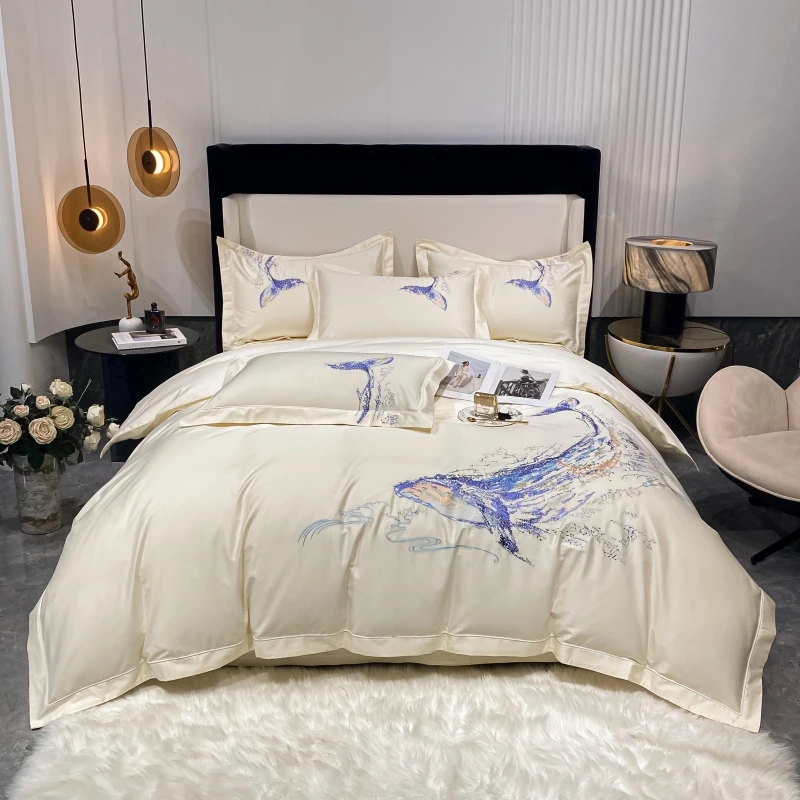 Современный вышитый красочный КИТ 600TC AU хлопковый комплект постельного белья простыня наволочки набор пододеяльников 4 шт. (Королевский раз...
Современный вышитый красочный КИТ 600TC AU хлопковый комплект постельного белья простыня наволочки набор пододеяльников 4 шт. (Королевский раз...