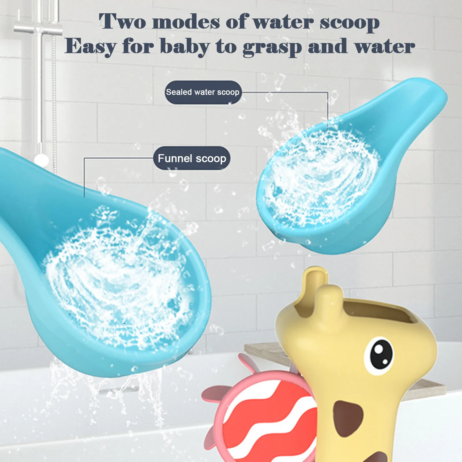 Baby Bath Toys Kawaii Cute Animal Lion Giraffe Flush Rotation Funny Kid Parent-Child Toys Educational Montessori Toy
Baby Bath Toys Kawaii Cute Animal Lion Giraffe Flush Rotation Funny Kid Parent-Child Toys Educational Montessori Toy