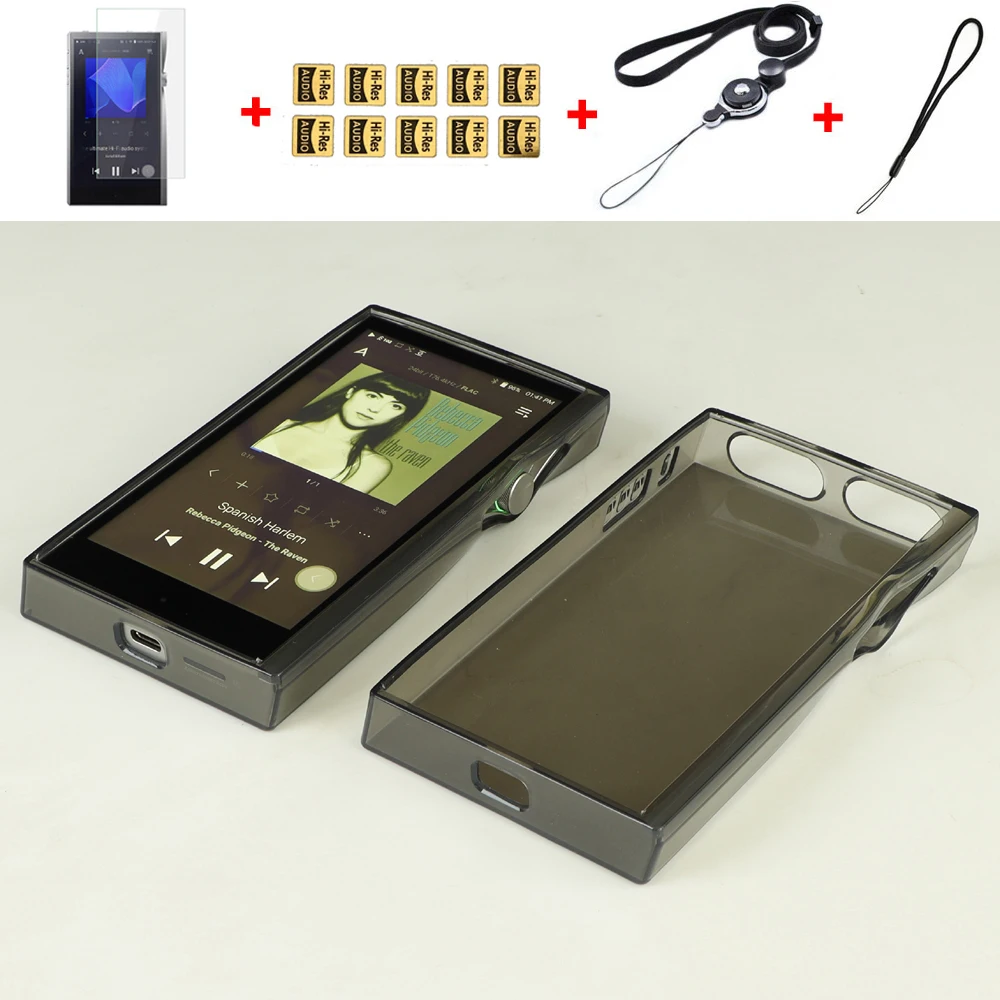 Soft Crystal Transparent TPU Case Cover For Iriver Astell&Kern A&futura SE200 with PET Screen Protector
Soft Crystal Transparent TPU Case Cover For Iriver Astell&Kern A&futura SE200 with PET Screen Protector