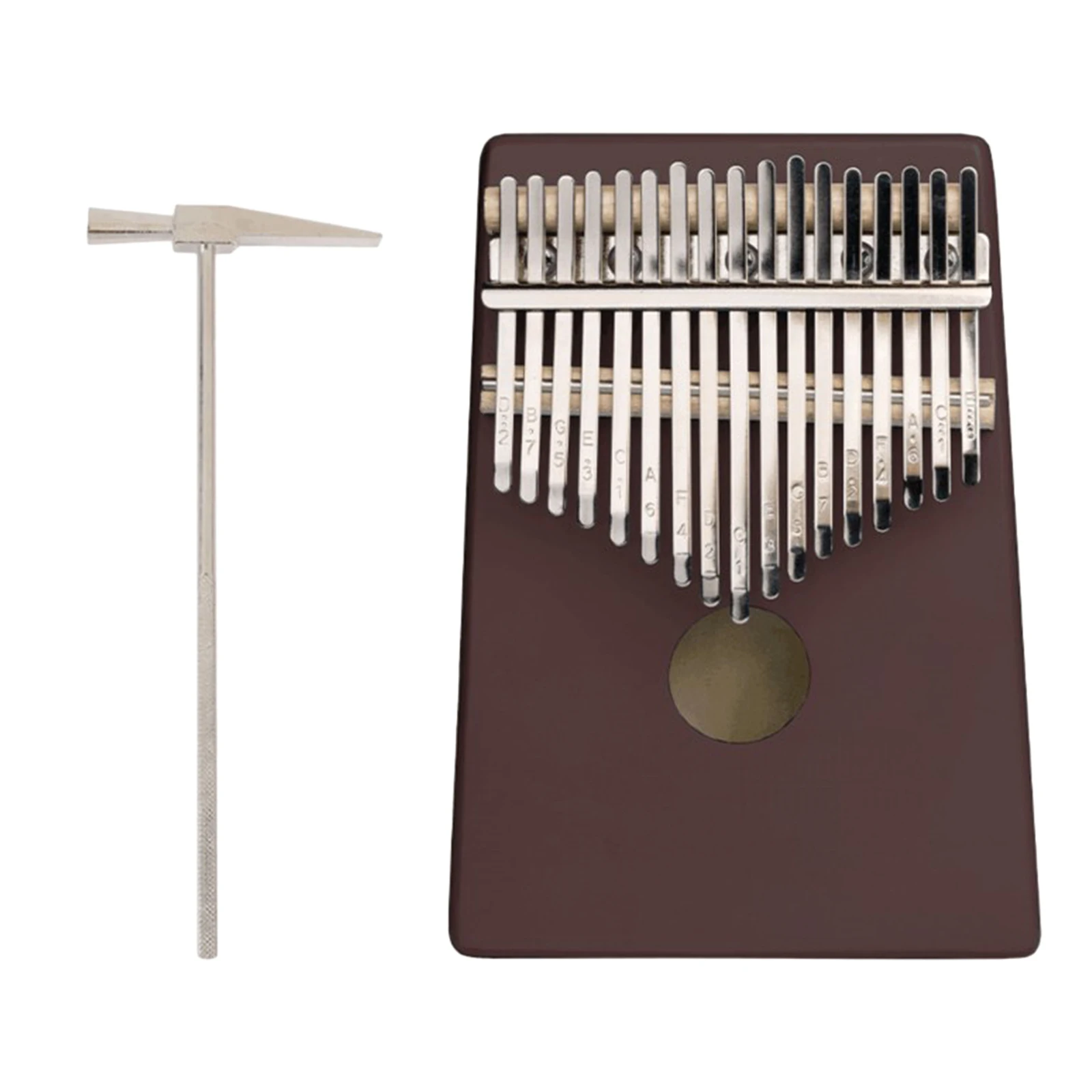 Maple 17 Key Kalimba Wood African Mbira Thumb Piano with Tuning Hammer
Maple 17 Key Kalimba Wood African Mbira Thumb Piano with Tuning Hammer