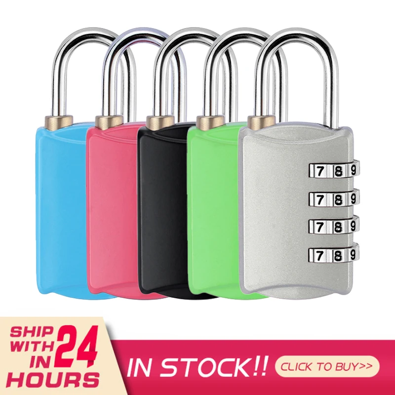 Luxury 4 Digit Dial Combination Code Number Lock Padlock For Luggage Zipper Bag Backpack Handbag Suitcase Drawer Durable Locks
Luxury 4 Digit Dial Combination Code Number Lock Padlock For Luggage Zipper Bag Backpack Handbag Suitcase Drawer Durable Locks