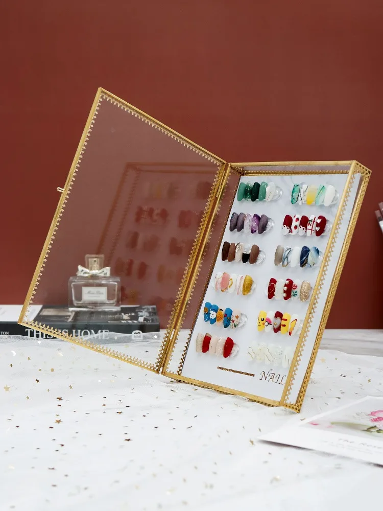 Nordic Transparent Magnet Adsorption Detachable Display Box Album Glass Nails Art Storage Box False Nail Tips Display Board
Nordic Transparent Magnet Adsorption Detachable Display Box Album Glass Nails Art Storage Box False Nail Tips Display Board