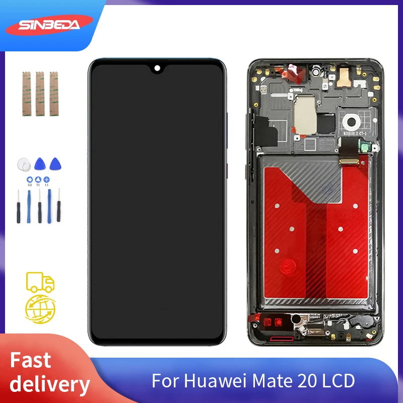 ЖК-дисплей 6,53 "для HUAWEI Mate 20, сенсорный экран, дигитайзер с рамкой в сборе, HMA-L29 HMA-L09 HMA-LX9 Mate20, экран
ЖК-дисплей 6,53 "для HUAWEI Mate 20, сенсорный экран, дигитайзер с рамкой в сборе, HMA-L29 HMA-L09 HMA-LX9 Mate20, экран