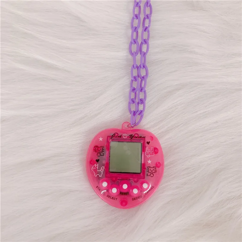 Japanese Harajuku Style Jewelry Candy Colors Electronic Pet Game Console Pendant Choker Necklace for Girls Women Sweater Chain
Japanese Harajuku Style Jewelry Candy Colors Electronic Pet Game Console Pendant Choker Necklace for Girls Women Sweater Chain