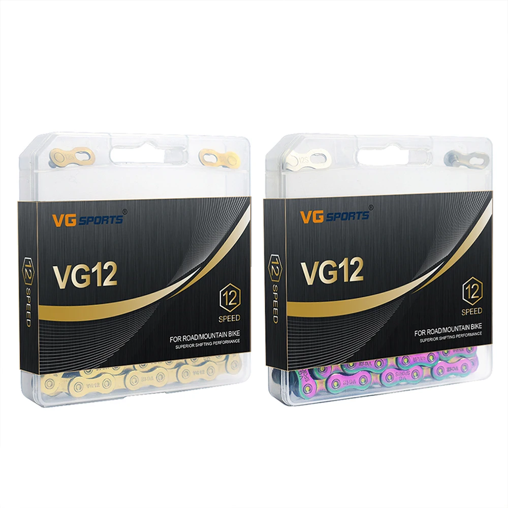 VG Sports 12 цепь для скоростного велосипеда 126 L ультралегкие полуполые аксессуары для горных велосипедов полуполые разноцветные
VG Sports 12 цепь для скоростного велосипеда 126 L ультралегкие полуполые аксессуары для горных велосипедов полуполые разноцветные