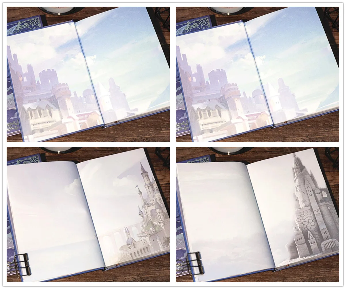 "Magic Castle" Diary Journal Sketchbook Beautiful Planner Notebook Study Notepad Hard Cover 
"Magic Castle" Diary Journal Sketchbook Beautiful Planner Notebook Study Notepad Hard Cover