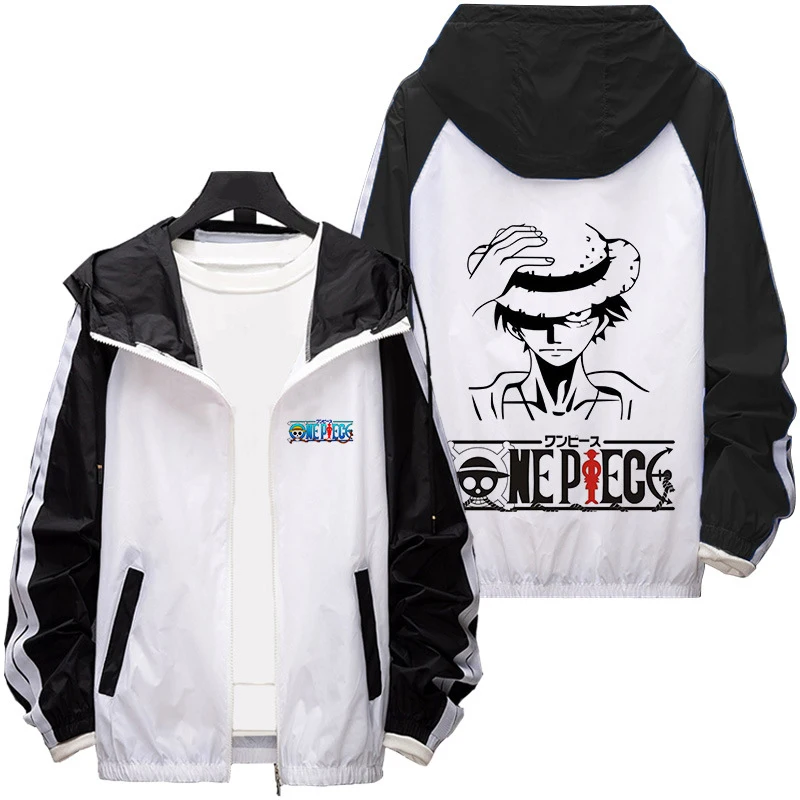 Hot Sale ONE PIECE Luffy Zoro Chopper Cosplay Hoodie Print Zipper Hooded Coat Suntan-Proof Wear Anime Peripheral
Hot Sale ONE PIECE Luffy Zoro Chopper Cosplay Hoodie Print Zipper Hooded Coat Suntan-Proof Wear Anime Peripheral