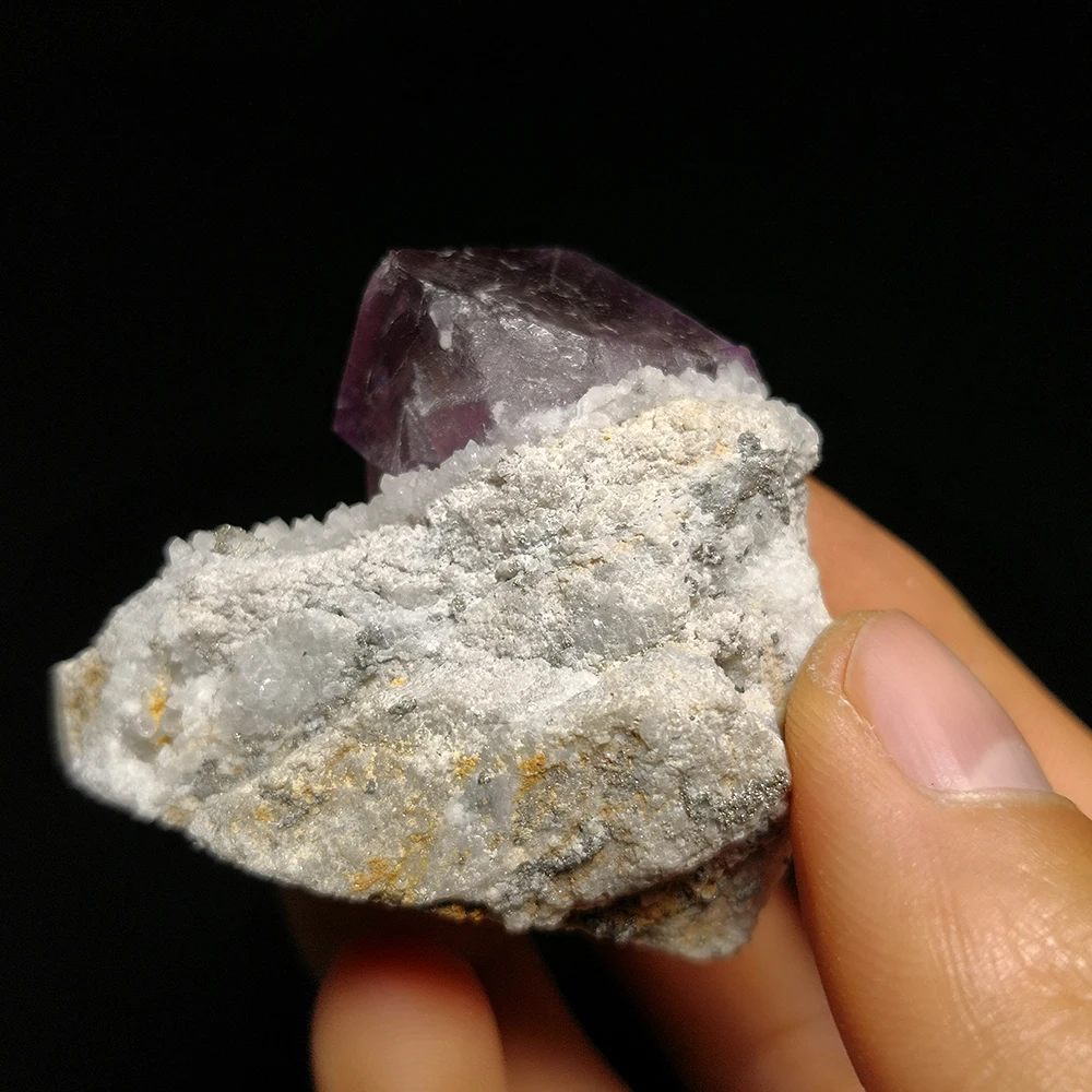 61g Natural Stone Quartz Fluorite Mineral Crystal Specimen from Yaogangxian Hunan Province,China A3-2 
61g Natural Stone Quartz Fluorite Mineral Crystal Specimen from Yaogangxian Hunan Province,China A3-2