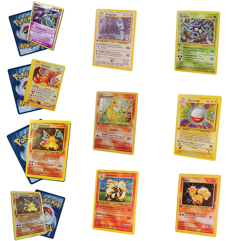 Карты покемона на французском и английском играх 1996 первого поколения Dragonair Charizard Mewtwo Charizard blastise Venusaur коллекционные карты
Карты покемона на французском и английском играх 1996 первого поколения Dragonair Charizard Mewtwo Charizard blastise Venusaur коллекционные карты