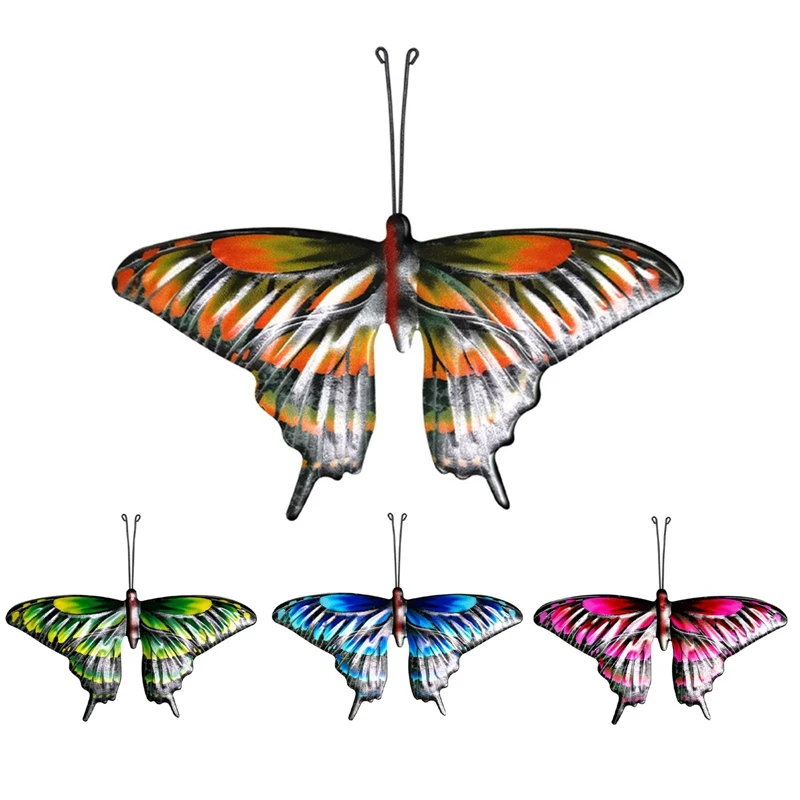Home Furnishing Wrought Iron Butterfly Wall-mounted Indoor And Outdoor Decoration 4 Colors 19.5*16.5*0.5cm Garden Decor Ornament
Home Furnishing Wrought Iron Butterfly Wall-mounted Indoor And Outdoor Decoration 4 Colors 19.5*16.5*0.5cm Garden Decor Ornament