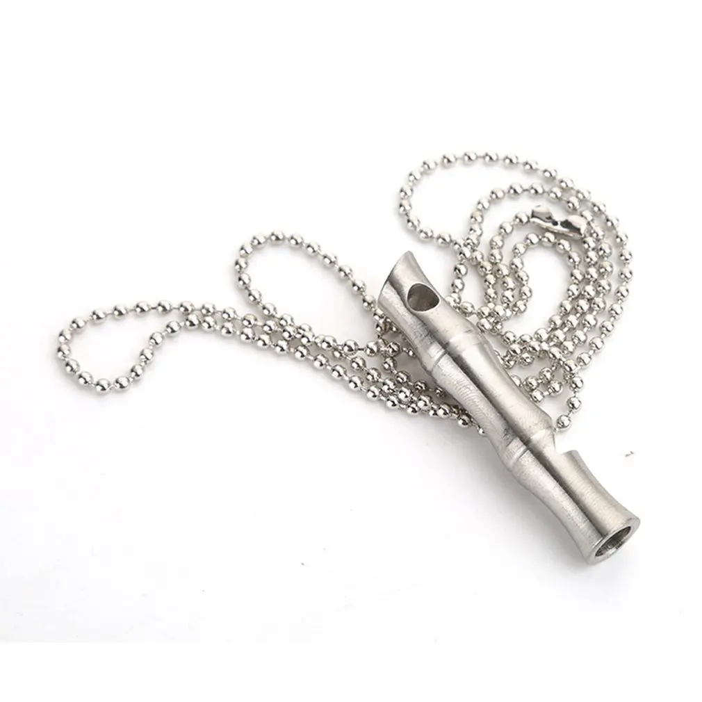 Outdoor Camping Ultra Lightweight High Decible Stainless Steel Whistle With Chain Survival Emergency Cheerleading Whistle
Outdoor Camping Ultra Lightweight High Decible Stainless Steel Whistle With Chain Survival Emergency Cheerleading Whistle