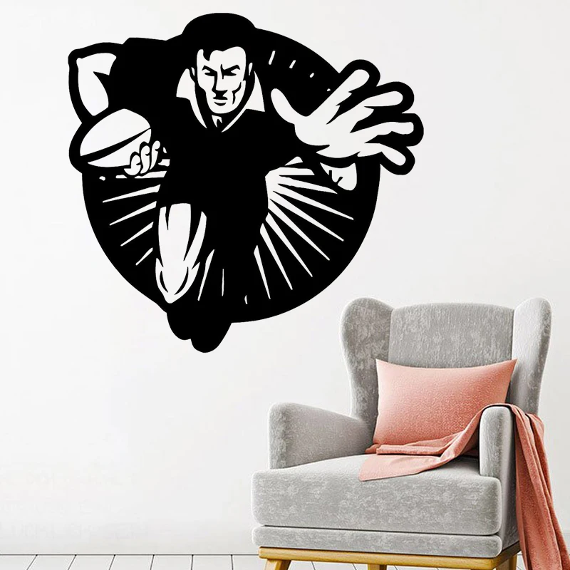 Rugby Player Wall Art Stickers Decal Decor Vinyl Poster Mural wallpaper removeable Custom DIY Kids gift
Rugby Player Wall Art Stickers Decal Decor Vinyl Poster Mural wallpaper removeable Custom DIY Kids gift