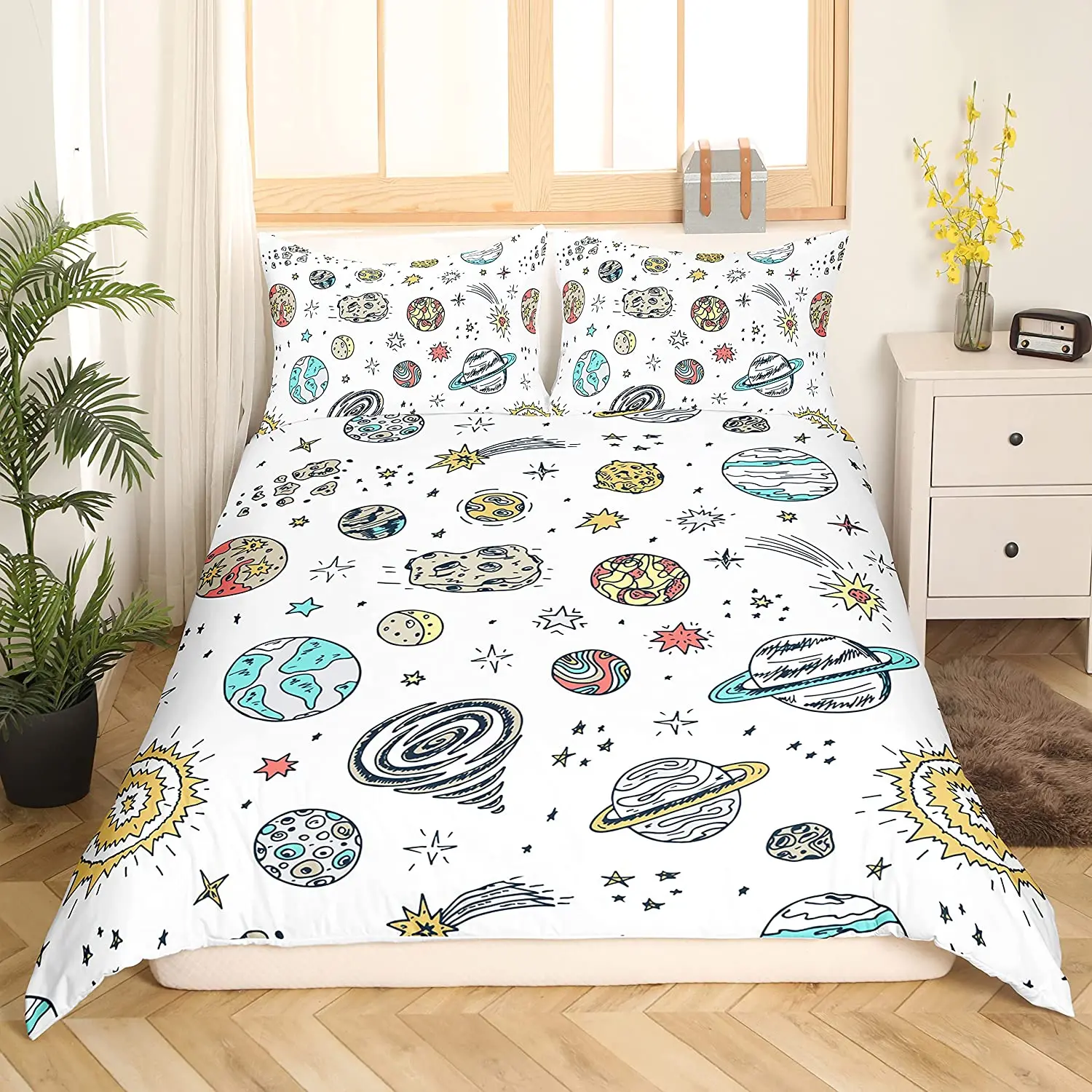 Erosebridal Space Planets Print Boys Duvet Cover Set Twin Size White Universe Theme Star Kids Girls Bedding Sets,
Erosebridal Space Planets Print Boys Duvet Cover Set Twin Size White Universe Theme Star Kids Girls Bedding Sets,