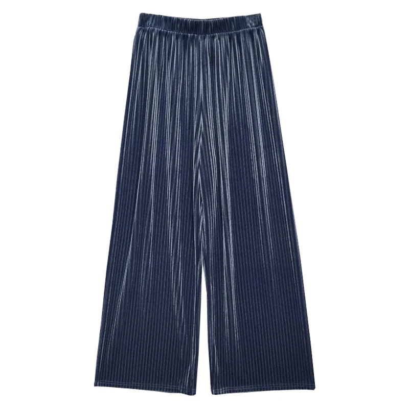 Chic Summer Plain Elastic Waist Wide-legged Pants Women Loose Suitable Casual High Waist Long Pants
Chic Summer Plain Elastic Waist Wide-legged Pants Women Loose Suitable Casual High Waist Long Pants