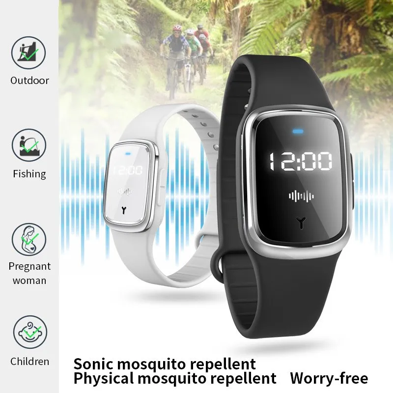 Ultrasonic Natural Mosquito Repellent Bracelet Waterproof Pest Insect Bugs Anti Mosquito Insect Bracelet Ultrasound Outdoor Kids
Ultrasonic Natural Mosquito Repellent Bracelet Waterproof Pest Insect Bugs Anti Mosquito Insect Bracelet Ultrasound Outdoor Kids