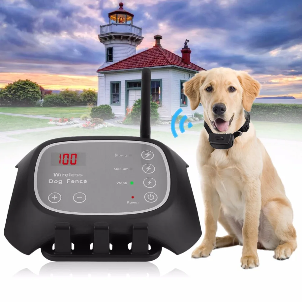 Wireless Dog Collar Fence Waterproof Pet Containment 1 /2 /3 Doggy Systems Long Remote Control Distance Dog Training Safe Device
Wireless Dog Collar Fence Waterproof Pet Containment 1 /2 /3 Doggy Systems Long Remote Control Distance Dog Training Safe Device