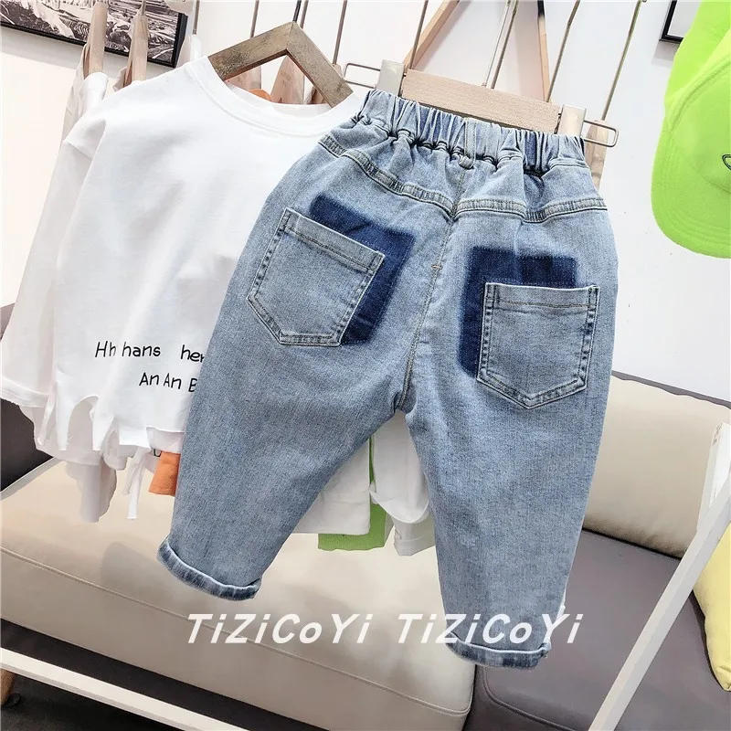 Children's Jeans Pants 2-8 Y Toddler Boys Casual Denim Pants 2021 Spring New Kids Korean Fashion Hole Jeans Baby Boys Trousers
Children's Jeans Pants 2-8 Y Toddler Boys Casual Denim Pants 2021 Spring New Kids Korean Fashion Hole Jeans Baby Boys Trousers