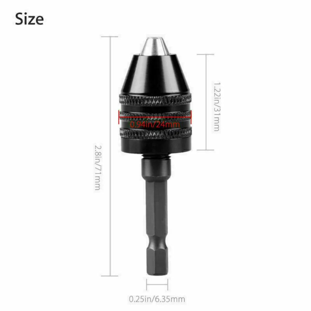2Pcs 1/4" Keyless Chuck Conversion Hex Shank Adapter Drill Bit Quick Change Driver Power Tools Drill Bits
2Pcs 1/4" Keyless Chuck Conversion Hex Shank Adapter Drill Bit Quick Change Driver Power Tools Drill Bits