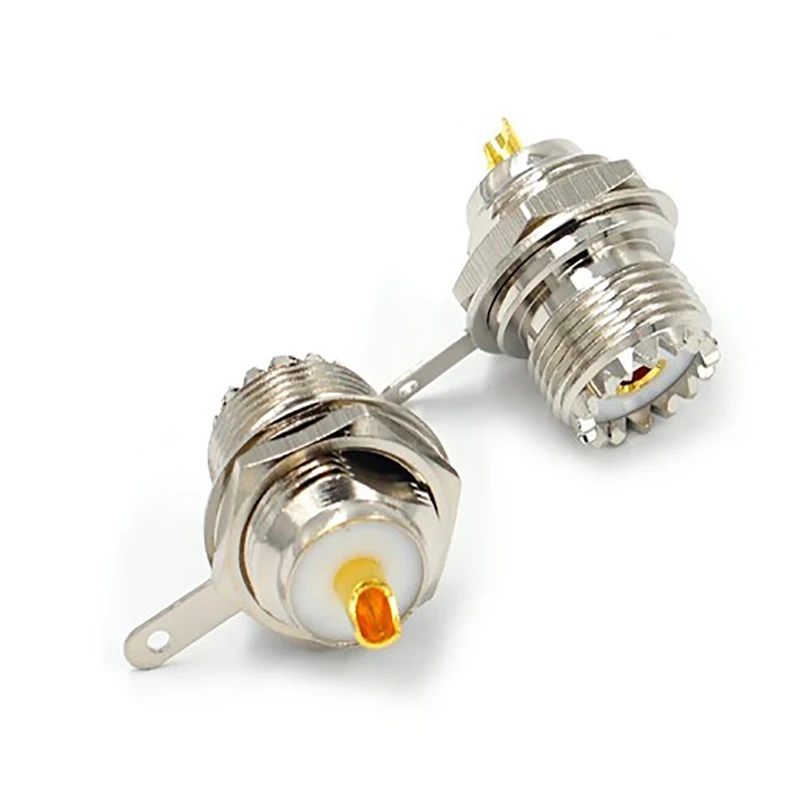 Connector UHF SO239 Female Jack Nut Solder for Panel Mount RF Coaxial Adapter All Copper RF Connectors
Connector UHF SO239 Female Jack Nut Solder for Panel Mount RF Coaxial Adapter All Copper RF Connectors