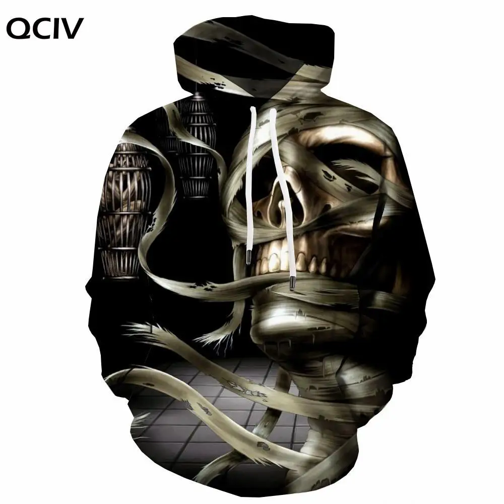 QCIV 3d Hoodies Skull Sweatshirts men Punk Sweatshirt Printed Mummy Hooded Casual Zombie Hoody Anime Unisex Streetwear Pullover
QCIV 3d Hoodies Skull Sweatshirts men Punk Sweatshirt Printed Mummy Hooded Casual Zombie Hoody Anime Unisex Streetwear Pullover