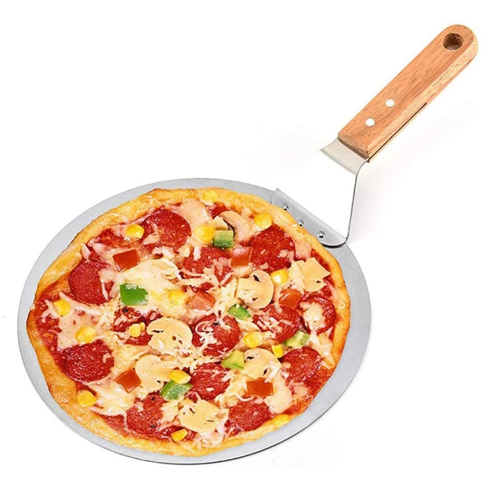 New Pizza Peel Aluminum Pizza Shovel With Long Handle Custom Pizza Paddle Factory Pastry Baking Accessories
New Pizza Peel Aluminum Pizza Shovel With Long Handle Custom Pizza Paddle Factory Pastry Baking Accessories