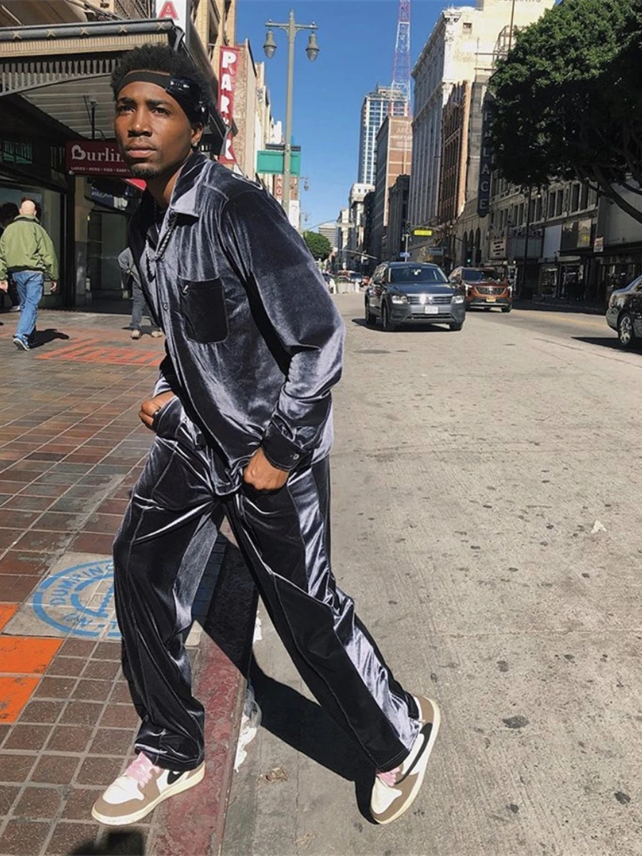 2021 Spring and Autumn Wide-leg Pants Men and Women Side Stitching Striped Velvet Pants Wide-leg Pants Pants for Women Joggers
2021 Spring and Autumn Wide-leg Pants Men and Women Side Stitching Striped Velvet Pants Wide-leg Pants Pants for Women Joggers