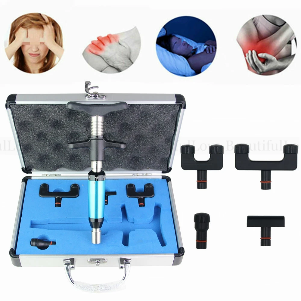 Chiropractic Adjusting Tool Chiropractic Gun For Spine Correction Stainless Steel 6 Levels 4 Head Adjustment Body Relax Massager
Chiropractic Adjusting Tool Chiropractic Gun For Spine Correction Stainless Steel 6 Levels 4 Head Adjustment Body Relax Massager