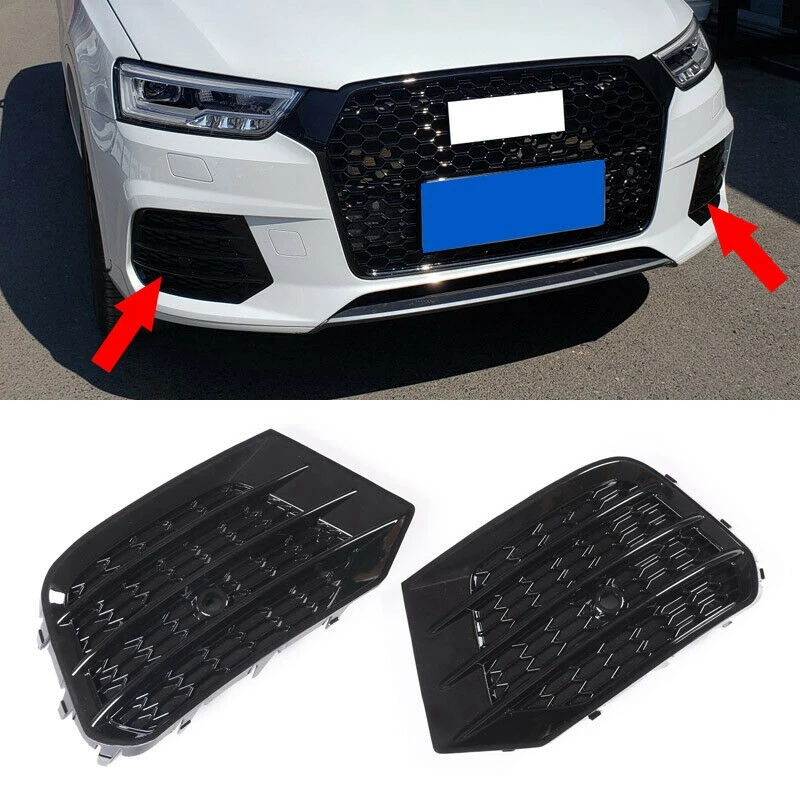 Car Left & Right Car Front Bumper Fog Lamp Grills in Racing Grills ABS Replacement Fit For- Q3 2013-2018
Car Left & Right Car Front Bumper Fog Lamp Grills in Racing Grills ABS Replacement Fit For- Q3 2013-2018
