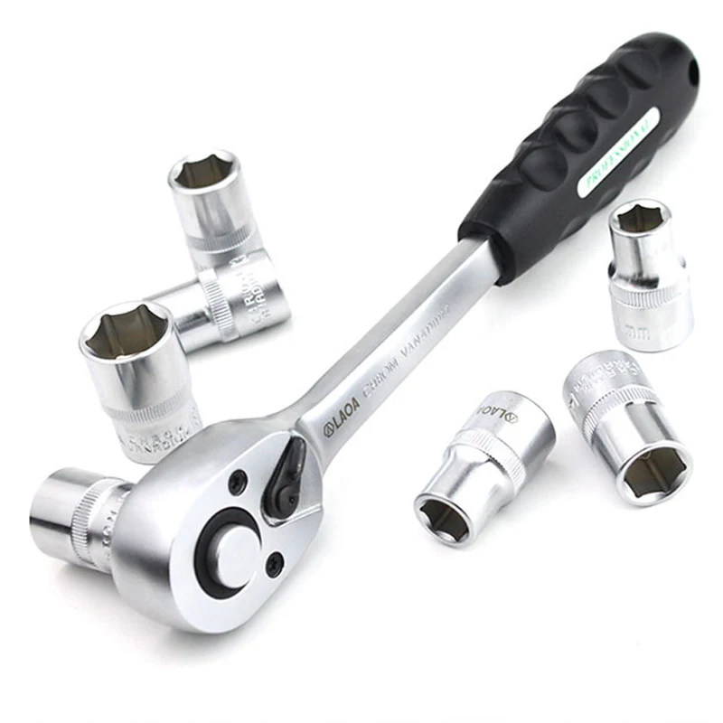 LAOA 36 Teeth 1/4 3/8 1/2 Inch Ratchet Socket Wrench High Torque Cr-V Steel Fast Spanner Quick Release Car Repair Tools
LAOA 36 Teeth 1/4 3/8 1/2 Inch Ratchet Socket Wrench High Torque Cr-V Steel Fast Spanner Quick Release Car Repair Tools